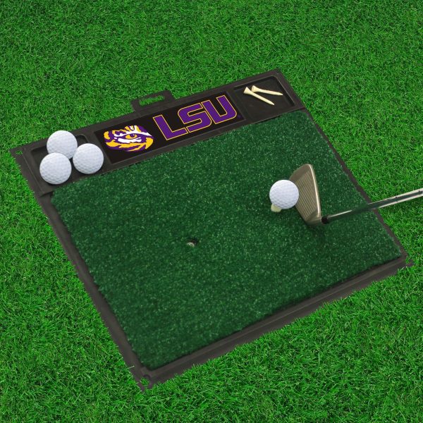 LSU Tigers Golf Hitting Mat 20  x 17  For Cheap