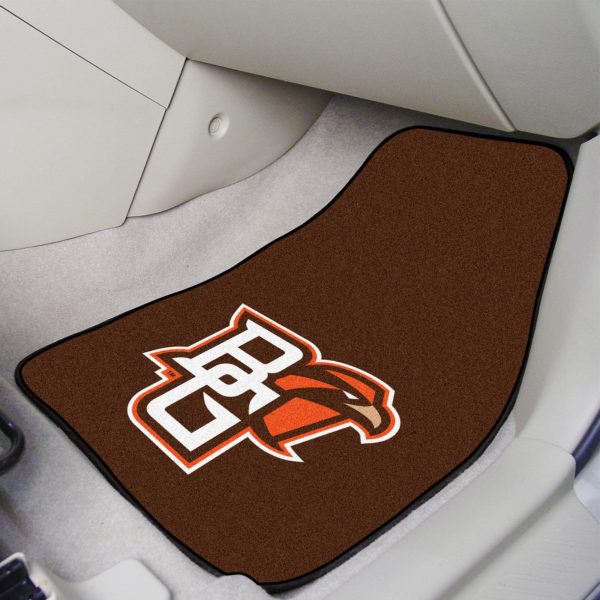Bowling Green Falcons 2 pc Carpet Car Mat Set 17 x27  Sale