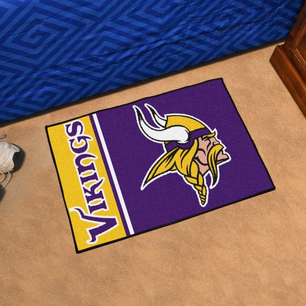 Minnesota Vikings Uniform Starter Mat 19 x30  Supply