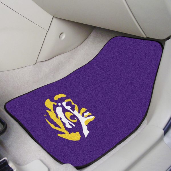 LSU Tigers 2 pc Carpet Car Mat Set 17 x27  Online