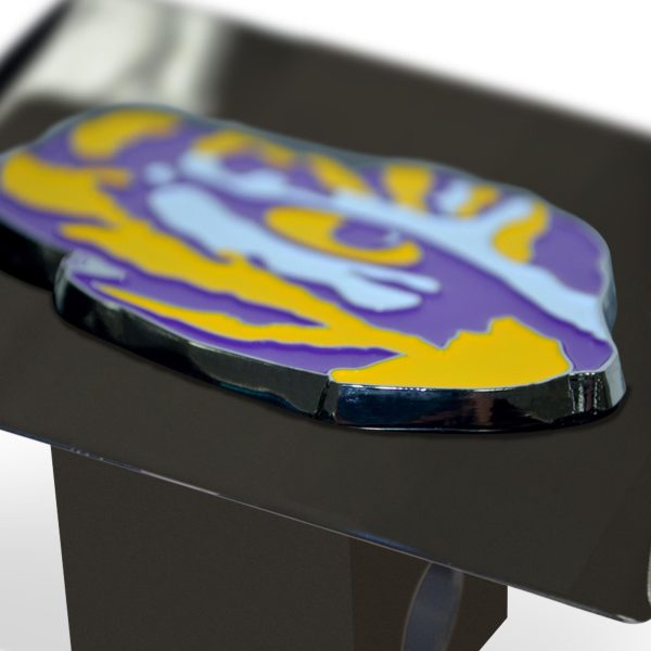 Buffalo Sabres Hitch Cover Color on Black 3.4 x4  Online Sale - Image 2