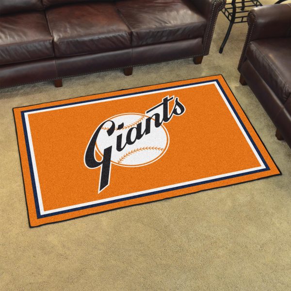 New York Giants Retro Collection 1947 4x6 Rug For Discount