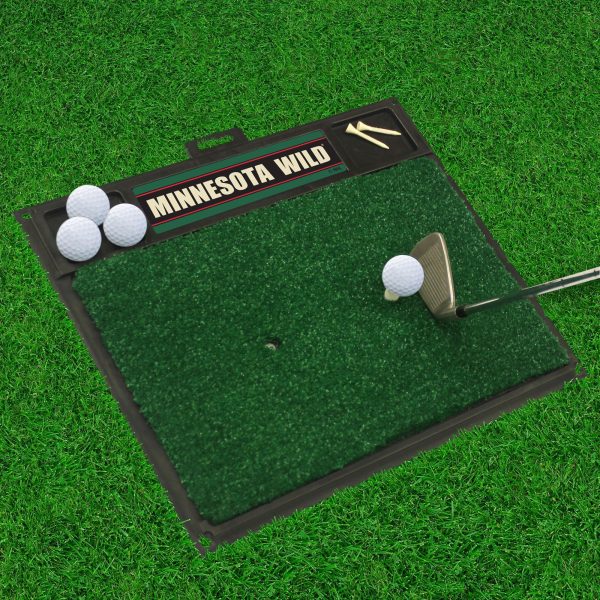 Minnesota Wild Golf Hitting Mat 20  x 17  Cheap