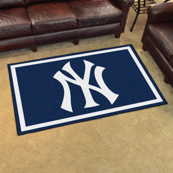 New York Yankees 4x6 Rug 44 x71  For Cheap