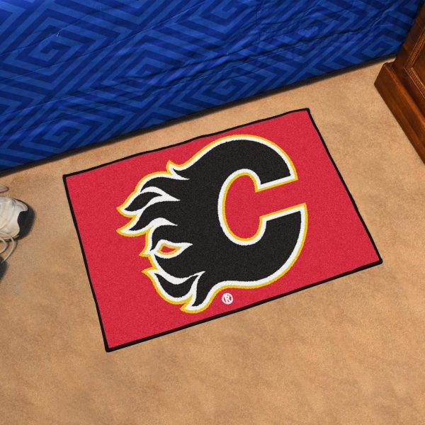 Calgary Flames Starter Mat 19 x30  Hot on Sale