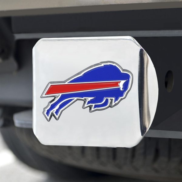 Buffalo Bills Color Hitch Cover Chrome3.4 x4  Hot on Sale