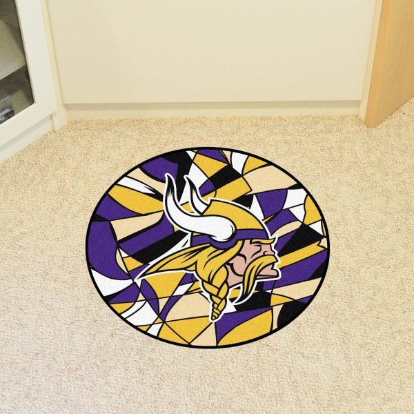 Minnesota Vikings XFIT Roundel Mat 27  diameter Sale