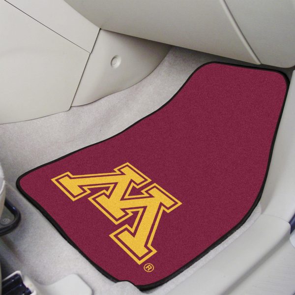 Minnesota Golden Gophers 2 pc Carpet Car Mat Set 17 x27  Sale