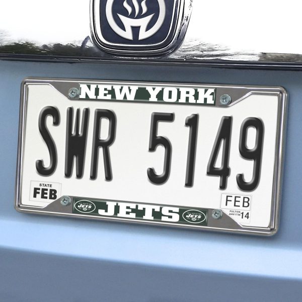 New York Jets License Plate Frame 6.25 x12.25  For Discount