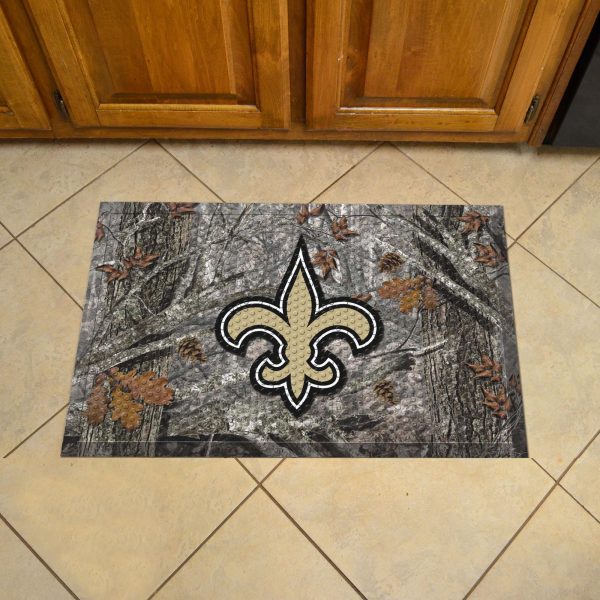 New Orleans Saints Scraper Mat 19 x30  Online - Image 2