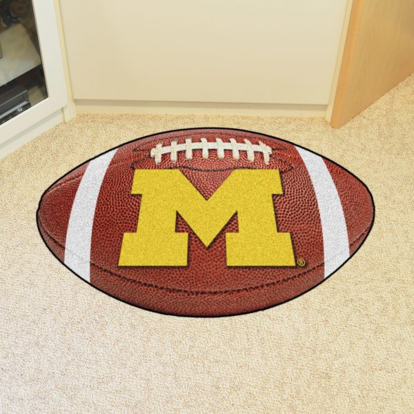 Michigan Wolverines Football Mat 20.5 x32.5  Supply