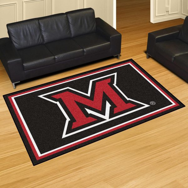 Miami Of Ohio Redhawks (OH) 5x8 Rug 59.5 x88  Discount