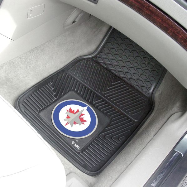 Winnipeg Jets 2 pc Vinyl Car Mat Set 17 x27  Online Sale