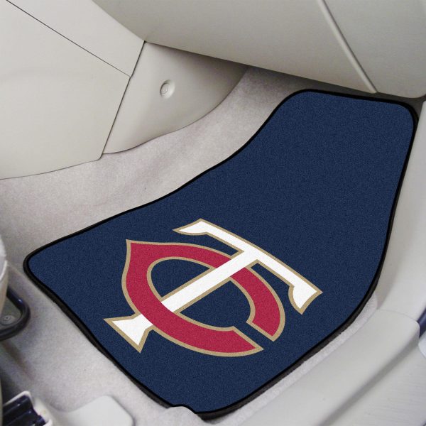 Minnesota Twins 2 pc Carpet Car Mat Set 17 x27  Fashion