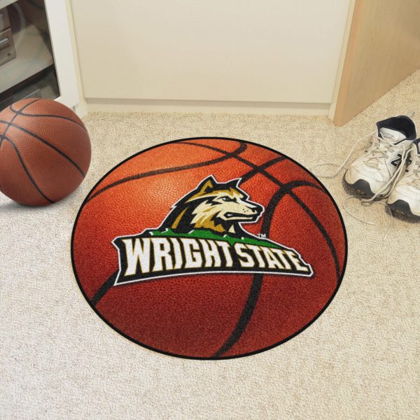 Wright State Raiders Basketball Mat 27  diameter Hot on Sale