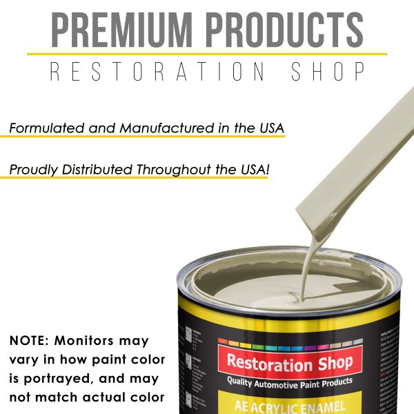 Performance Bright White Acrylic Enamel Auto Paint - Complete Quart Paint Kit - Pro Single Stage Automotive Car Truck Coating, 8:1 Mix Ratio 2.8 VOC Fashion - Image 4
