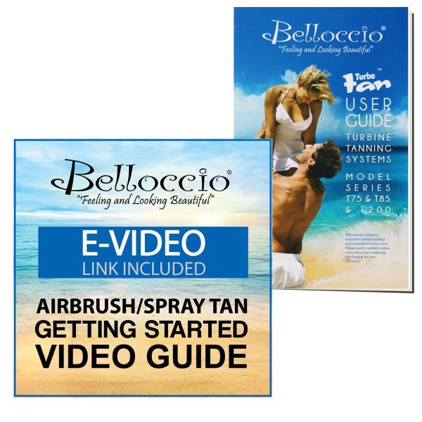 Salon Pro Plus T200-11, 2 Stage Turbine Sunless HVLP Spray Tanning System; Belloccio 4 Solution Variety Pack & Video For Cheap - Image 4