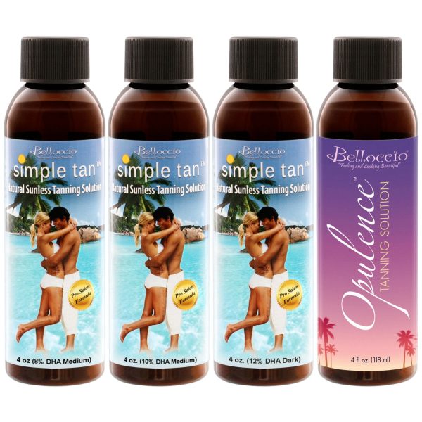 Salon Pro Plus T200-11, 2 Stage Turbine Sunless HVLP Spray Tanning System; Belloccio 4 Solution Variety Pack & Video For Cheap - Image 3