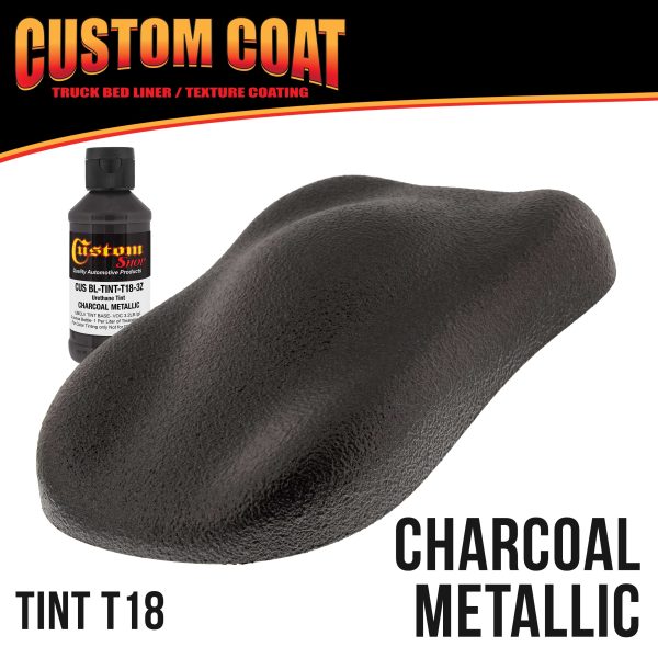 Charcoal Metallic 1.5 Gallon (6 Quart) Urethane Spray-On Truck Bed Liner Kit, Spray Gun & Regulator - Mix, Shake & Shoot - Textured Protective Coating For Sale - Image 2