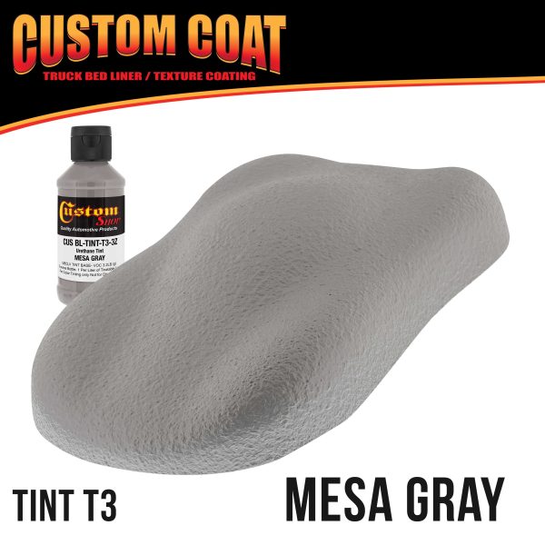 Mesa Gray 1 Quart Urethane Spray-On Truck Bed Liner Kit - Easily Mix, Shake & Shoot - Professional Durable Textured Protective Coating Fashion - Image 2