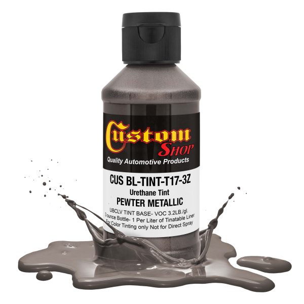 3 oz (Pewter Metallic Color) Urethane Tint Concentrate for Tinting Truck Bed Liner Coatings on Sale