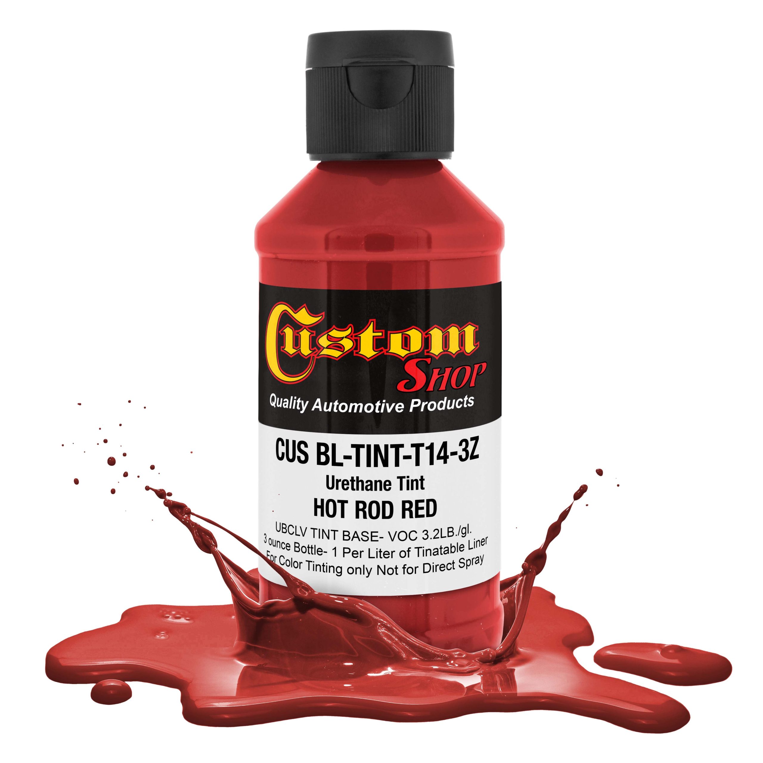 3 oz (Hot Rod Red Color) Urethane Tint Concentrate for Tinting Truck Bed Liner Coatings Hot on Sale