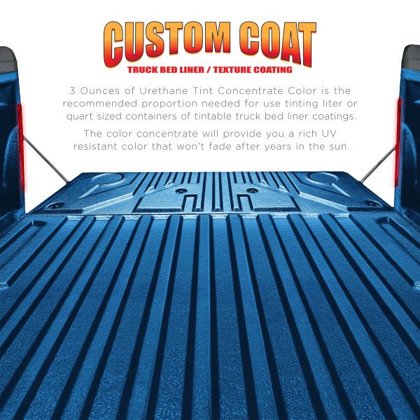 3 oz (Safety Blue Color) Urethane Tint Concentrate for Tinting Truck Bed Liner Coatings - Use in Most Tintable Sprayable and Rollable Liner Brands Fashion - Image 5