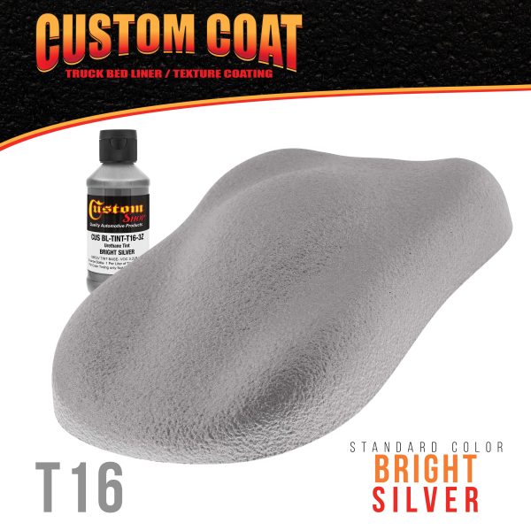 3 oz (Bright Silver Color) Urethane Tint Concentrate for Tinting Truck Bed Liner Coatings For Discount - Image 2