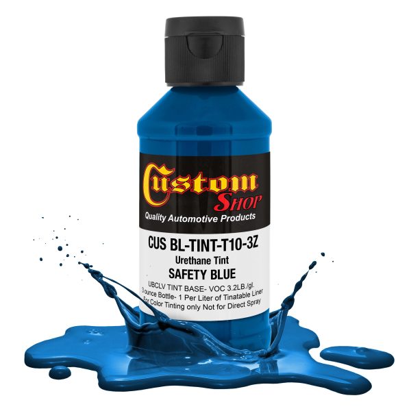 3 oz (Safety Blue Color) Urethane Tint Concentrate for Tinting Truck Bed Liner Coatings - Use in Most Tintable Sprayable and Rollable Liner Brands Fashion