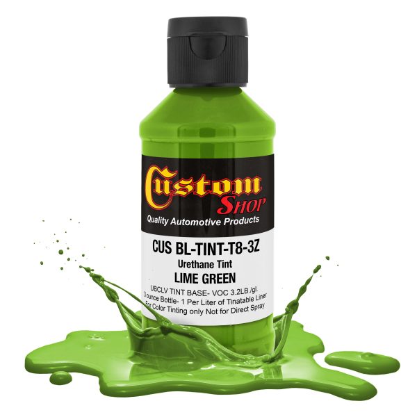 3 oz (Lime Green Color) Urethane Tint Concentrate for Tinting Truck Bed Liner Coatings Supply